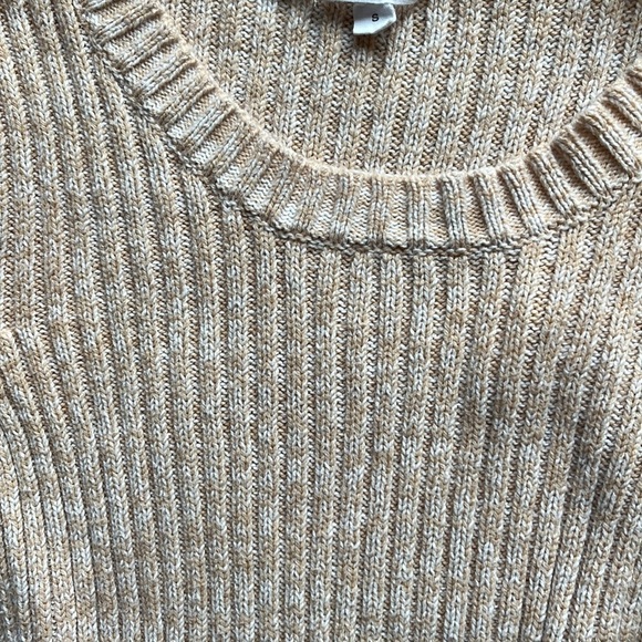 BCBGeneration Sweater Womens Small S Tunic tan and white - Picture 3 of 6